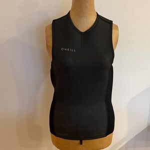 O'Neill sz S Women's Black wetsuit Tank Top great pre owned condition